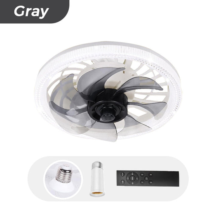 2-in-1 Mute Adjustable Fan Light with Remote Control | Bowlift