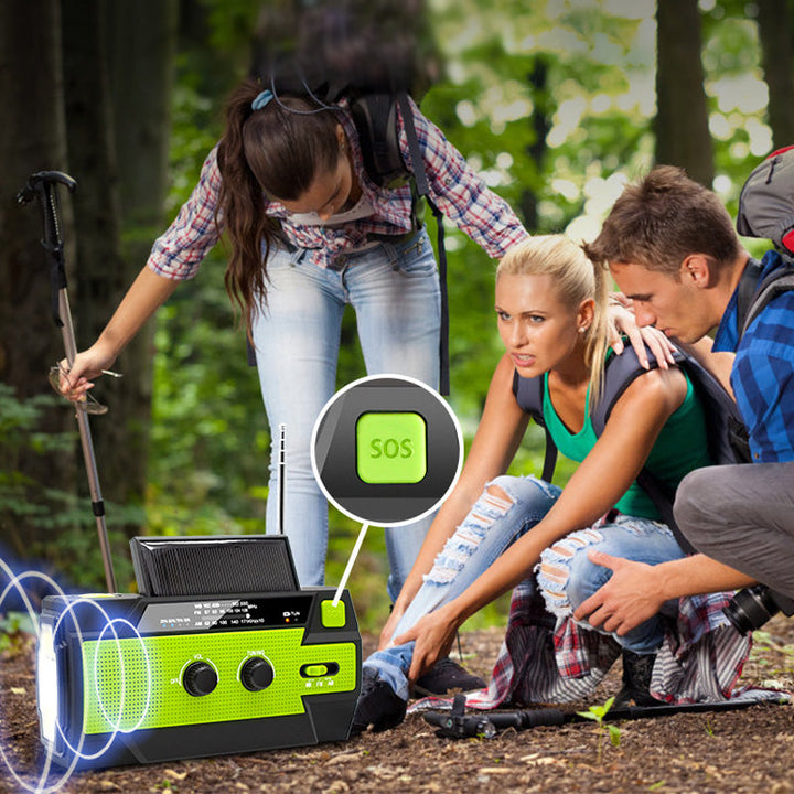 Multifunctional solar-powered radio | Bowlift