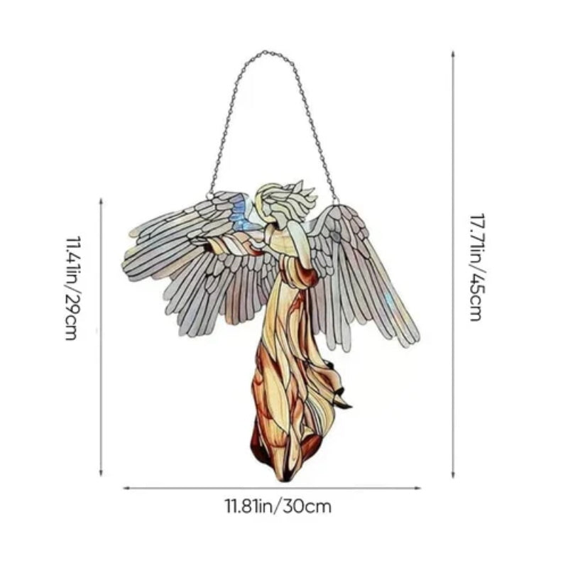 BowLift | Elegant guardian angel decoration in acrylic for the garden