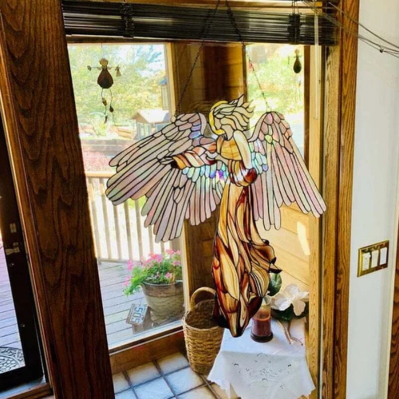 BowLift | Elegant guardian angel decoration in acrylic for the garden