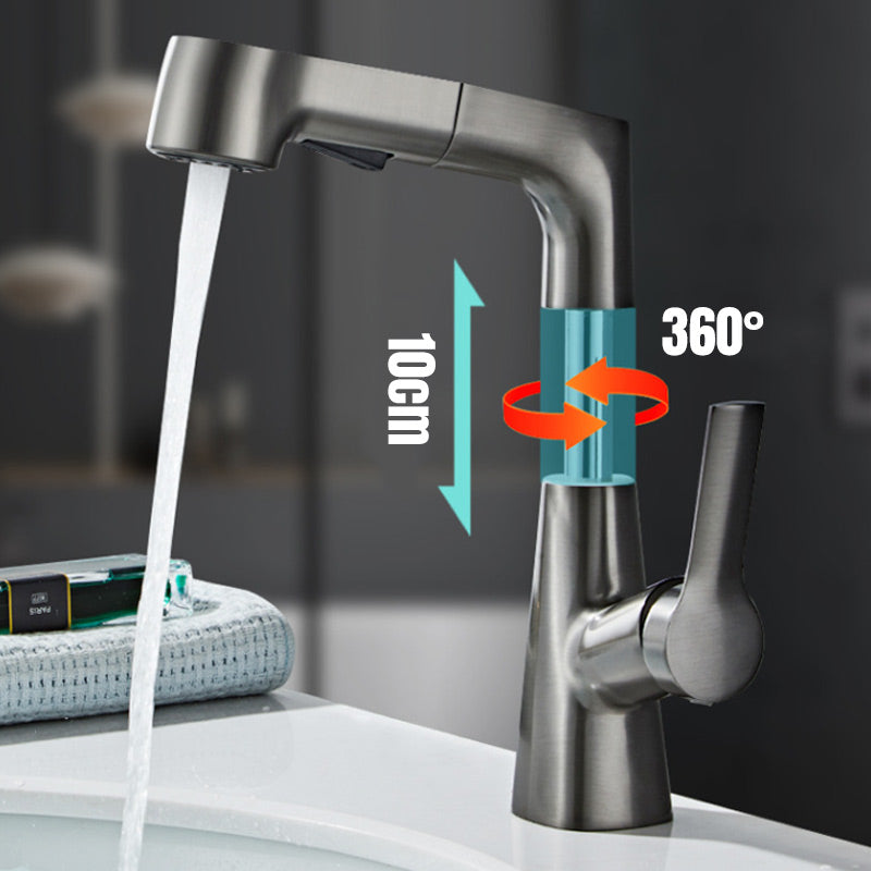 BowLift | 1-Hole Sink Mixer Tap with Pull-Out Spray Head