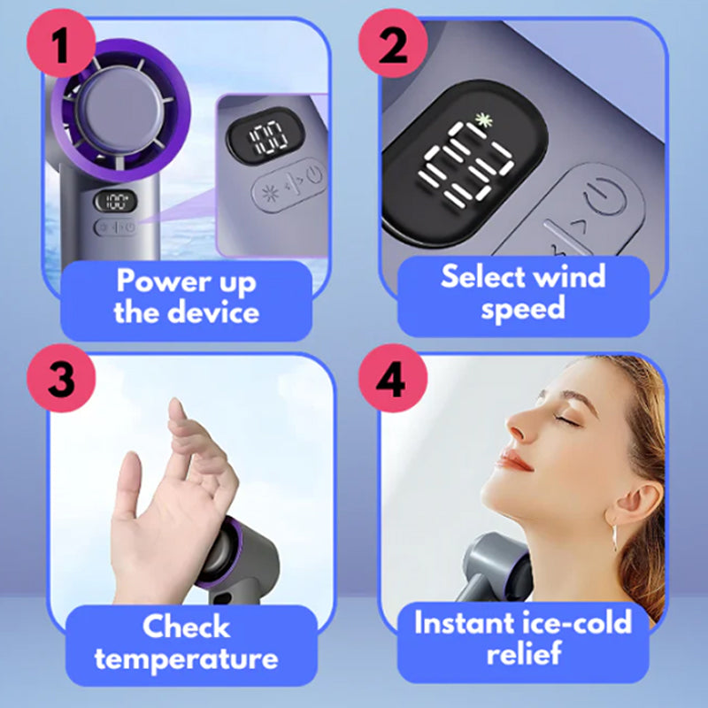 Portable Handheld Cyclone Fan | Bowlift