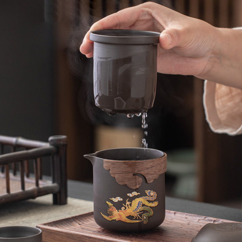 BowLift | Unique tea set with thermoreactive colors and fine details