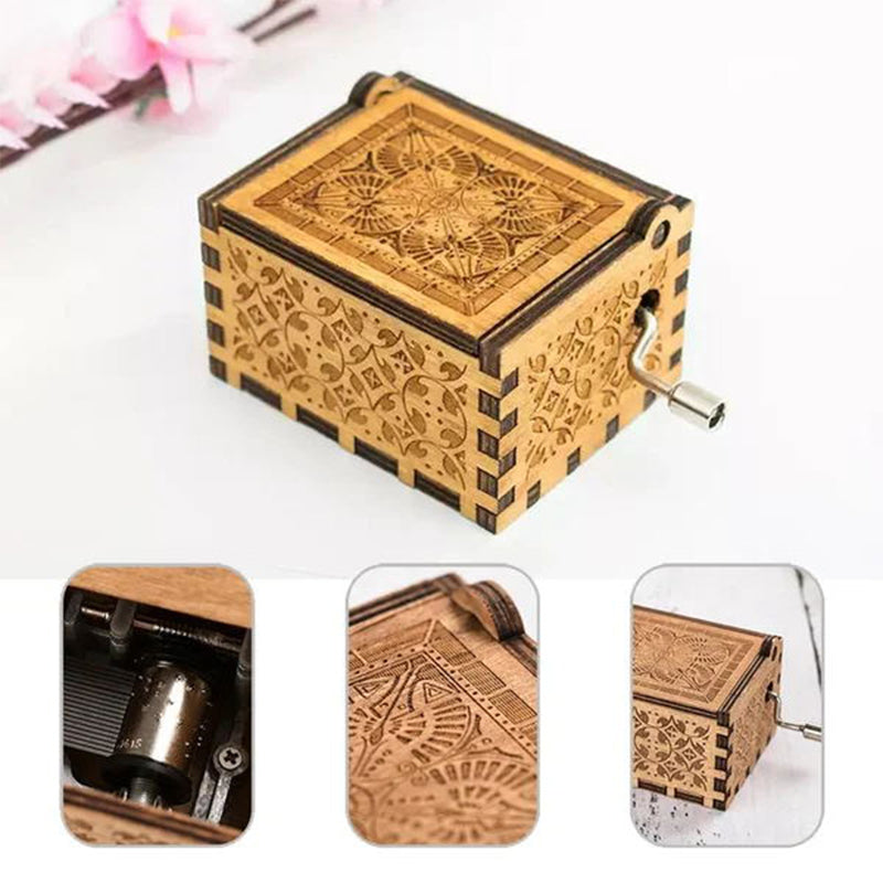 BowLift | Vintage mechanical music box with hand crank