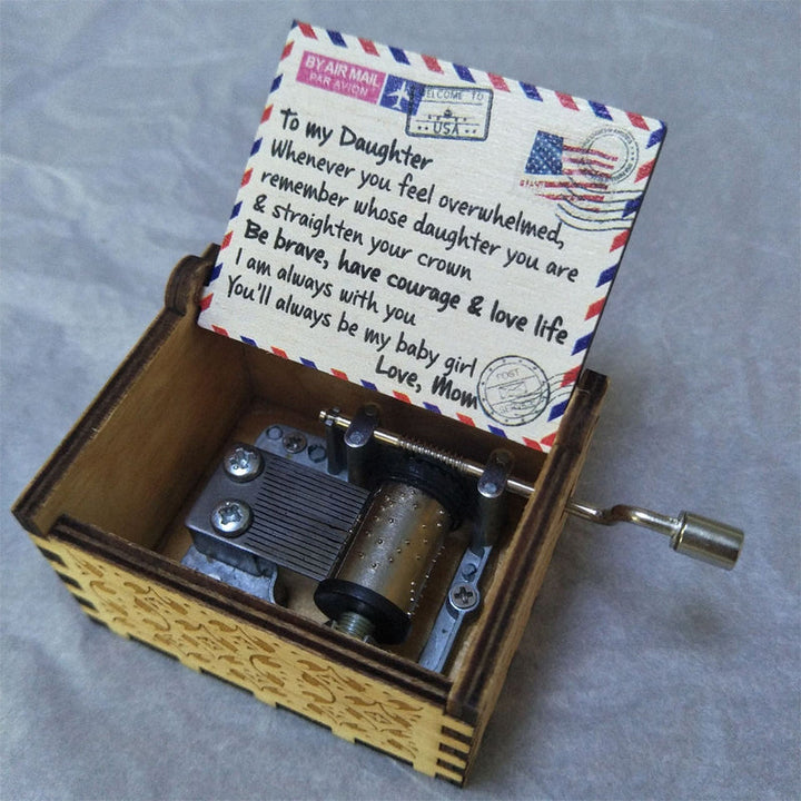 BowLift | Vintage mechanical music box with hand crank