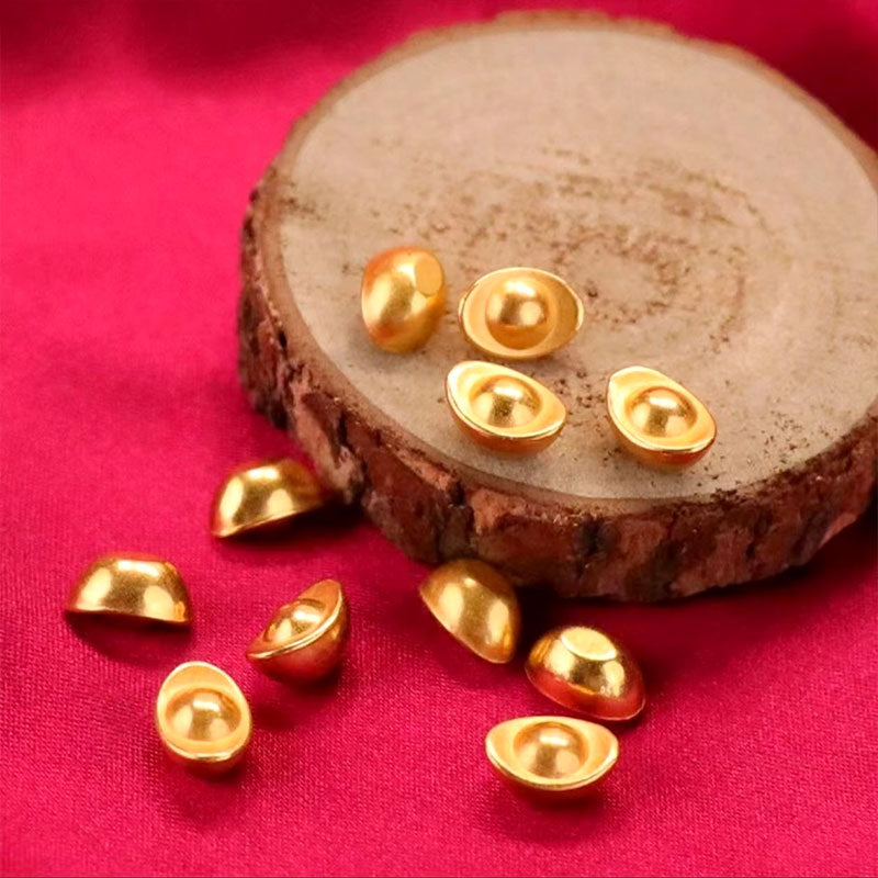 BowLift | Small gold nugget-shaped ornaments