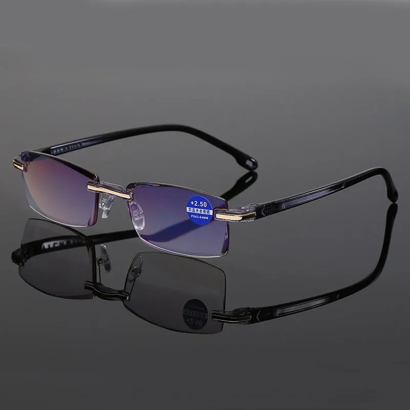 BowLift | High Hardness Anti-Blue Progressive Distance and Near Range Dual-Use Reading Glasses