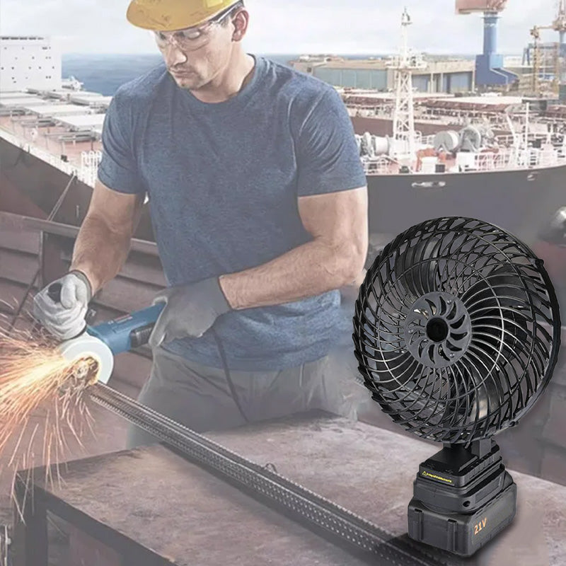 8inch Battery Operated Outdoor Camping Fan | Bowlift