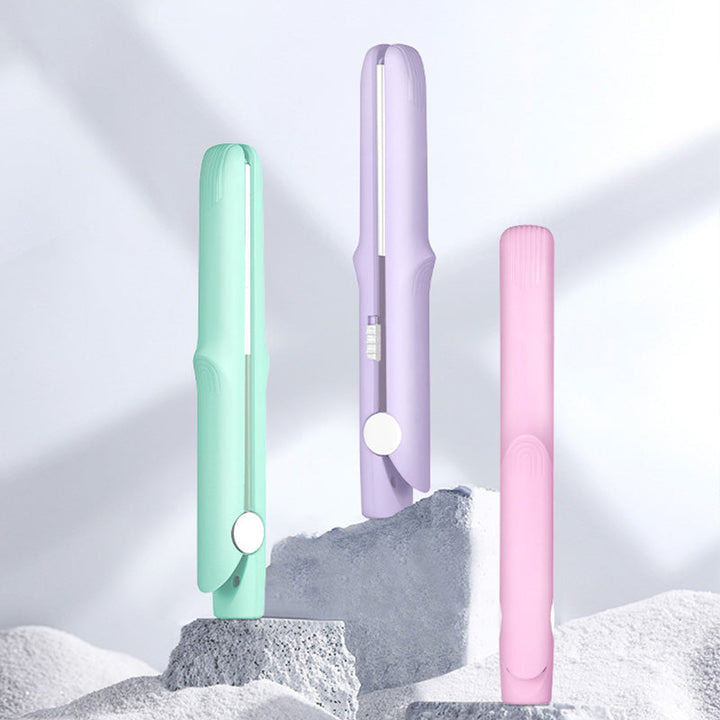 BowLift | 2-in-1 Mini Curling Wand & Flat Iron Hair Straightener