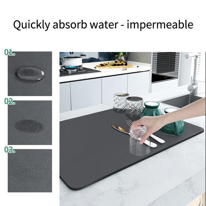 BowLift | Superabsorbent drainage mat for the kitchen