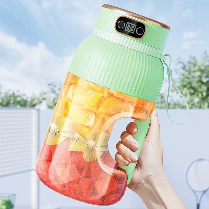 BowLift | Portable multifunctional blender with double lid and USB charging function – for smoothies and storage containers