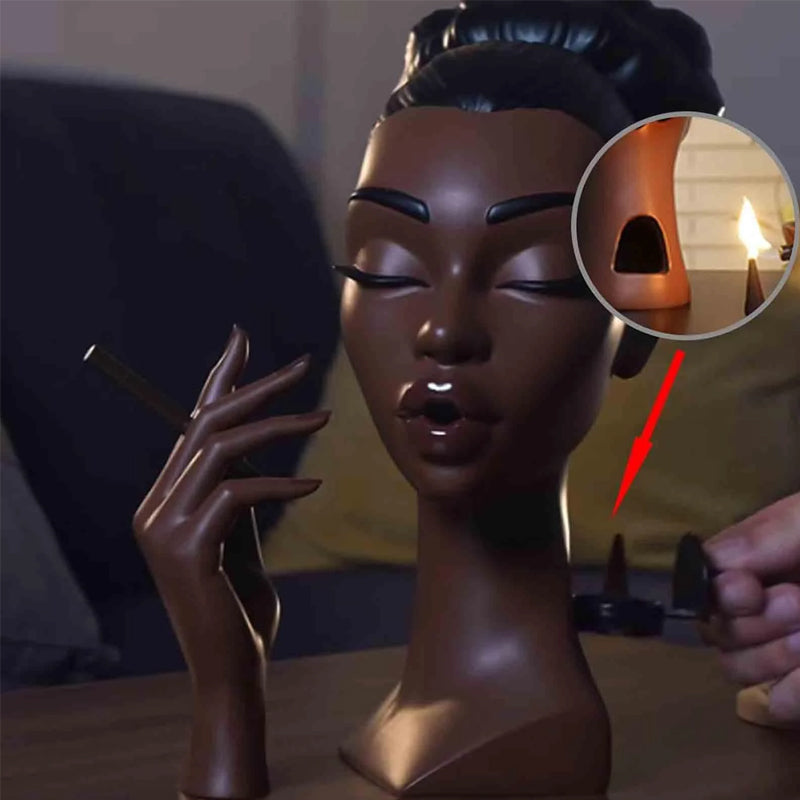 BowLift | Unique Head-Shaped Incense Burner