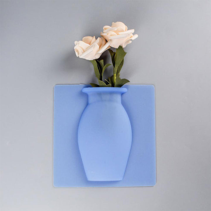 BowLift | Removable, non-punched silicone vase decoration for wall mounting