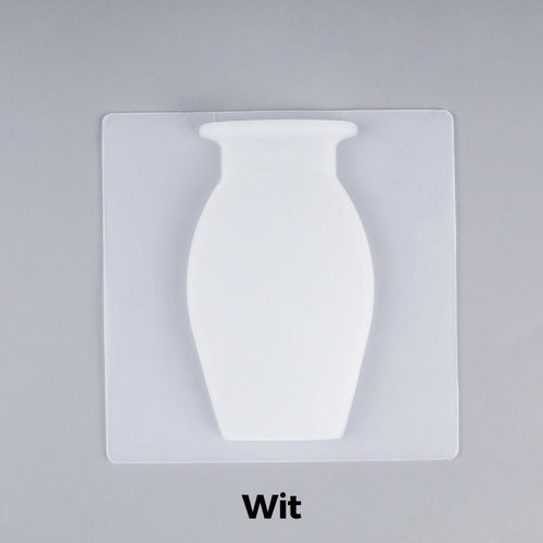 BowLift | Removable, non-punched silicone vase decoration for wall mounting