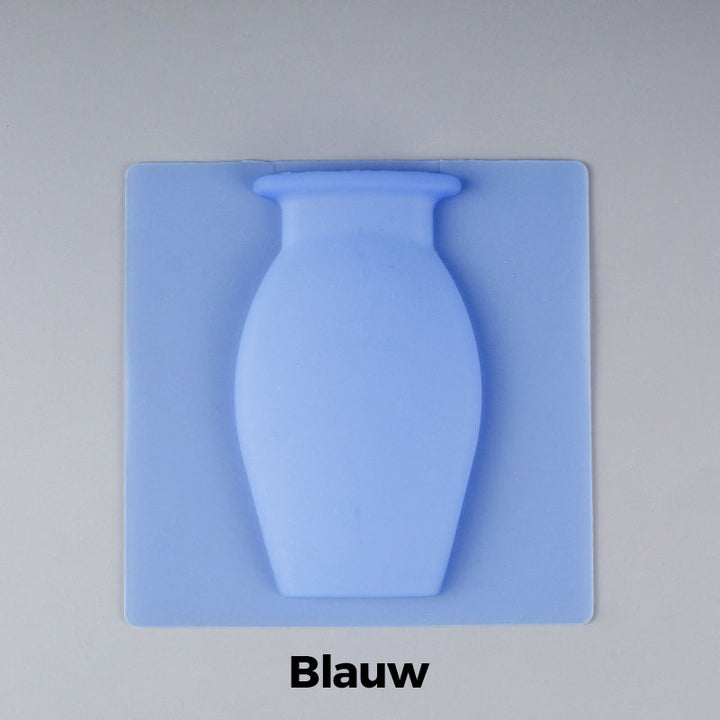 BowLift | Removable, non-punched silicone vase decoration for wall mounting