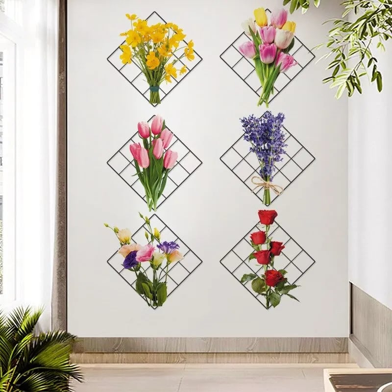 BowLift | 3D wall sticker with green plant