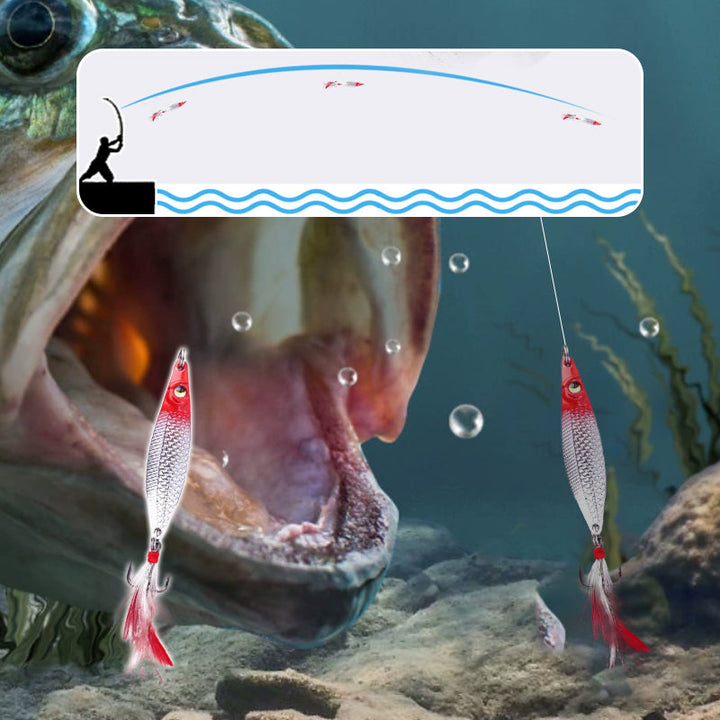 BowLift | Realistic 3D floating fishing lure set with 3 hooks