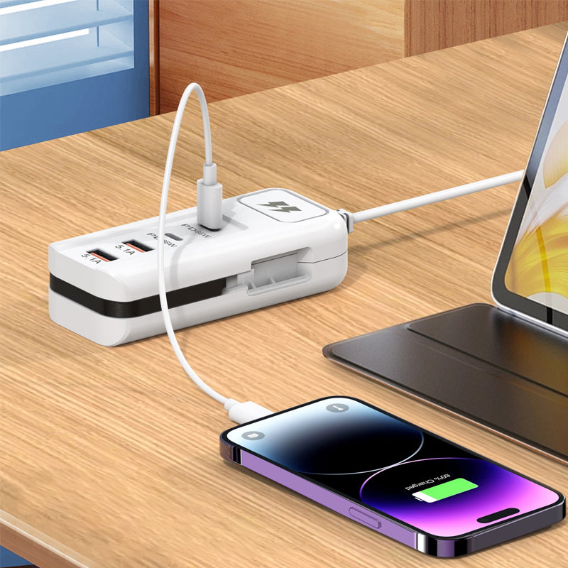 BowLift | Multifunctional fast charging socket - 2PD + 2USB
