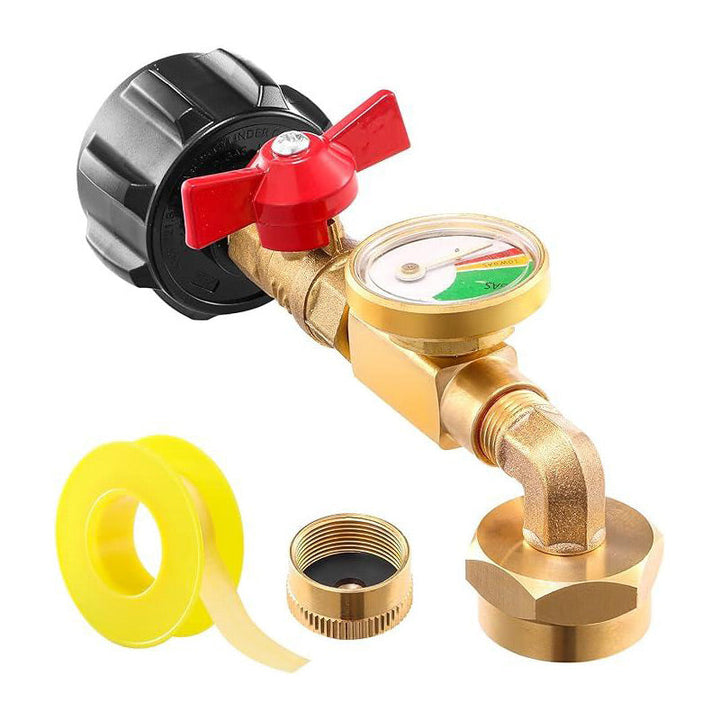 BowLift | Adapter for propane filling with angle and gauge