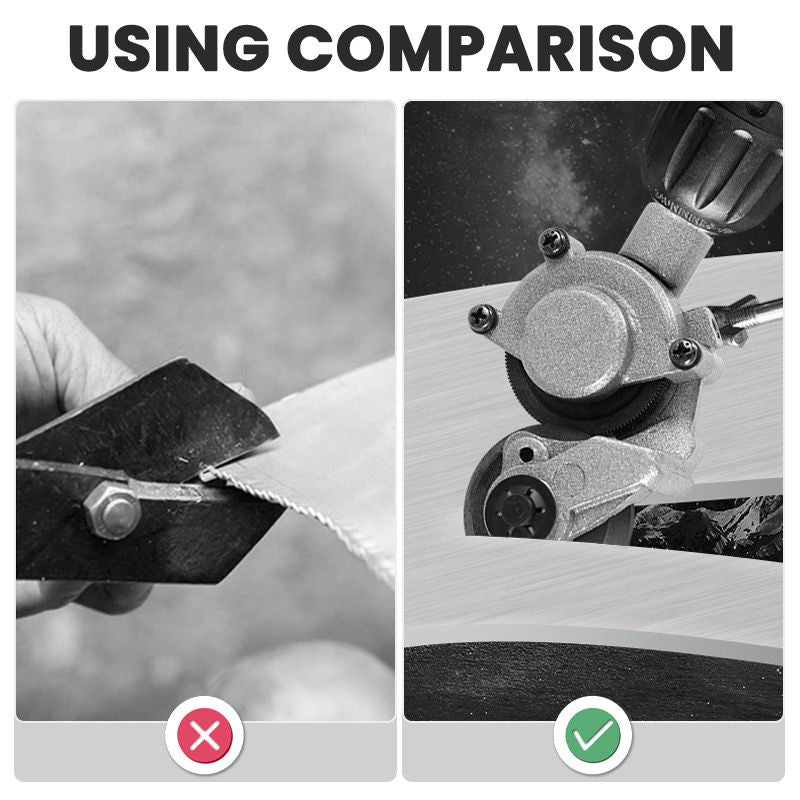 BowLift | Electric drill for cutting metal sheets