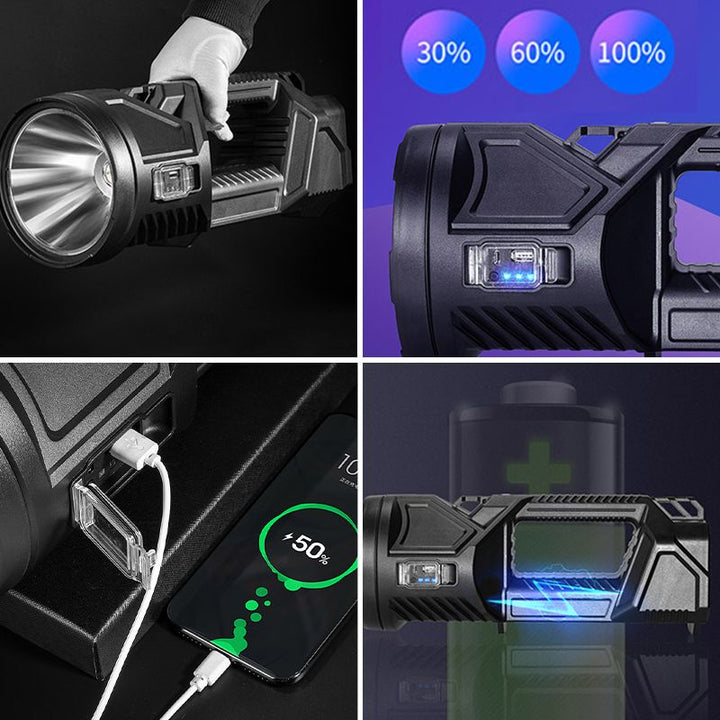 BowLift | Super Bright Double Head Spotlight portable flashlight
