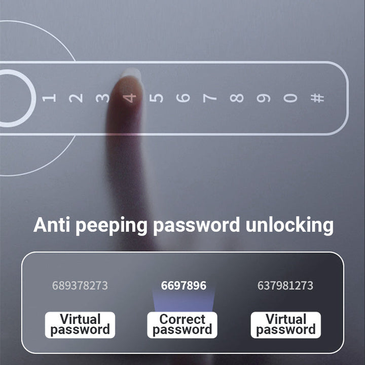 BowLift | Fingerprint Smart door lock handle with Bluetooth APP control