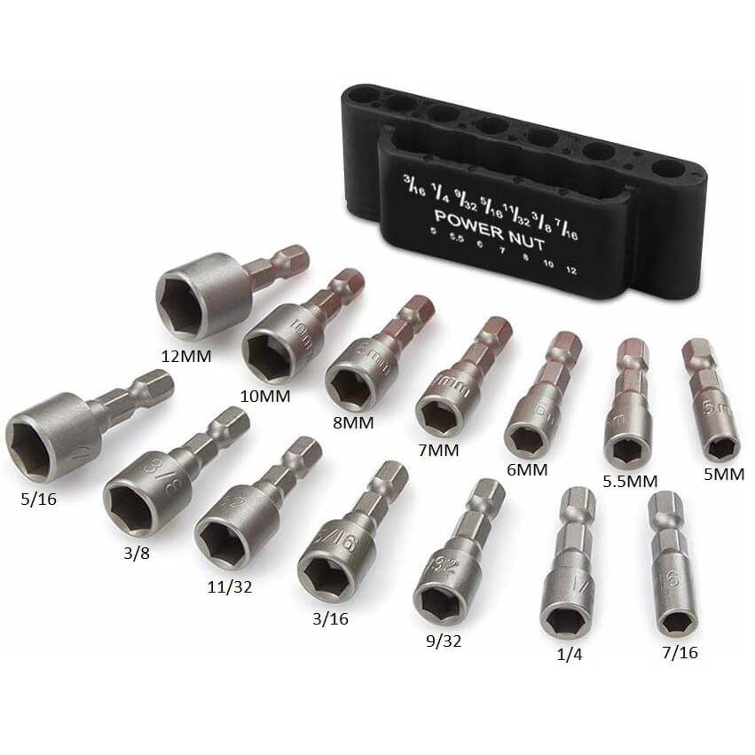 BowLift | Power-driven socket wrench 14-piece set