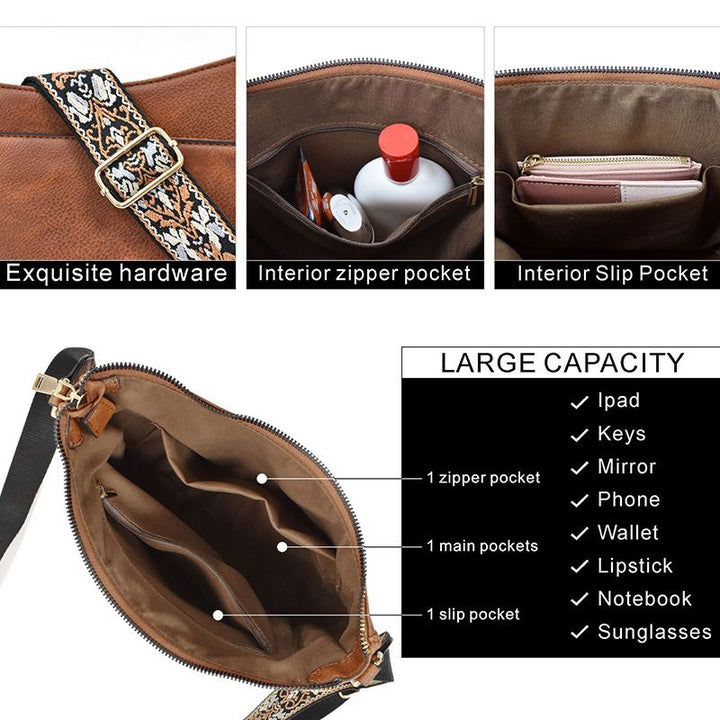 BowLift | Versatile leather crossbody bag for women