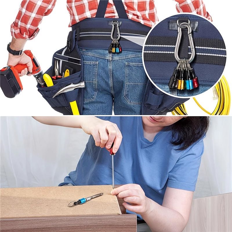 BowLift | 1/4" hex screwdriver bit holder key rings