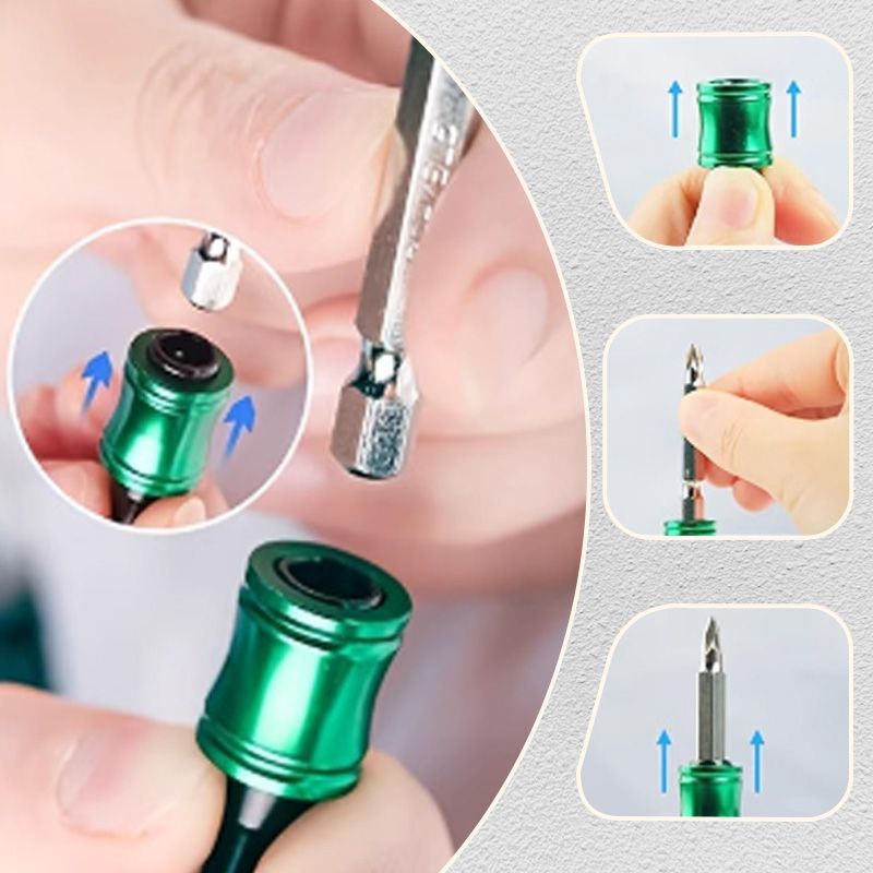 BowLift | 1/4" hex screwdriver bit holder key rings