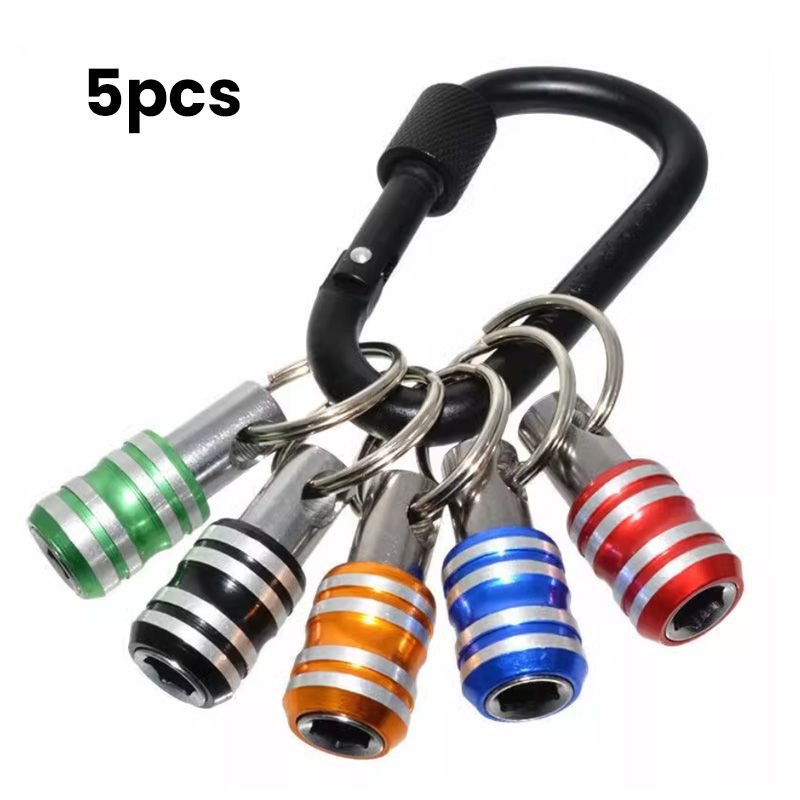 BowLift | 1/4" hex screwdriver bit holder key rings