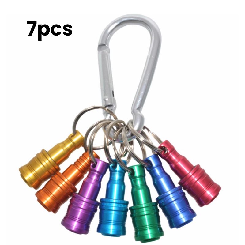 BowLift | 1/4" hex screwdriver bit holder key rings