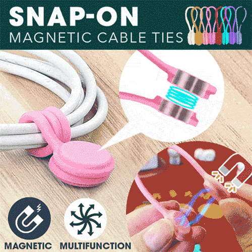 BowLift | Magnetic cable ties with snap lock
