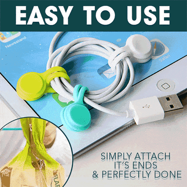BowLift | Magnetic cable ties with snap lock