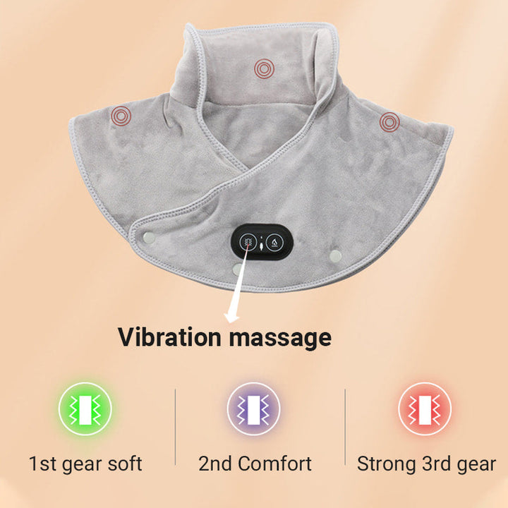 BowLift | Electric neck and shoulder heating pad with vibration