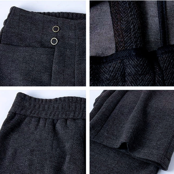 BowLift | Thickened, informal, straight pants for women