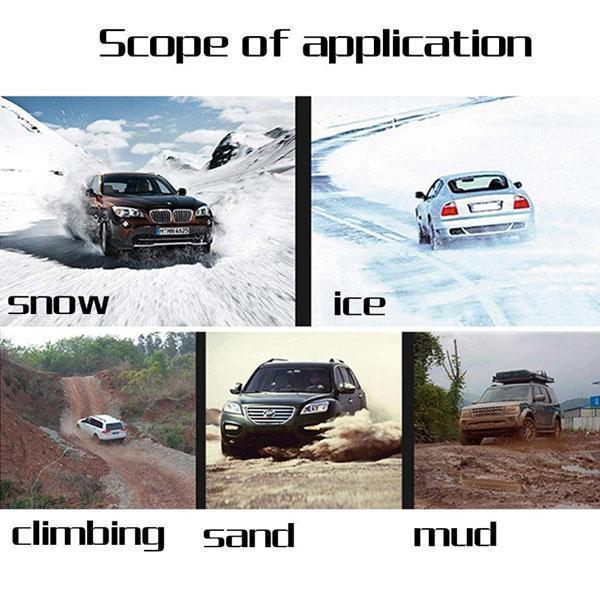 BowLift | Winter chains for all terrain - Universal fit for cars, SUVs and trucks