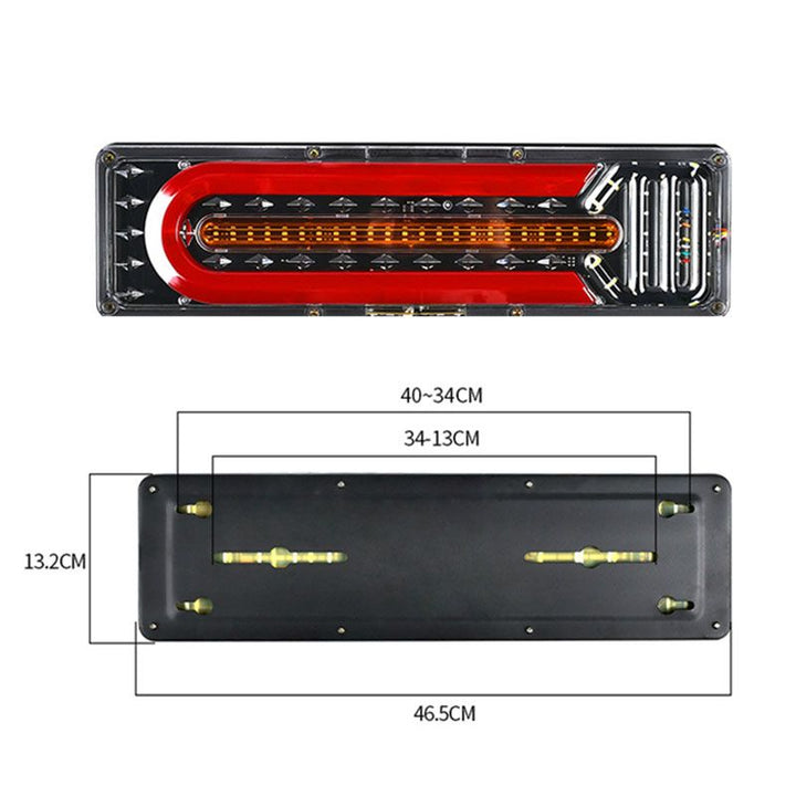 BowLift | 2 powerful LED tail lights for trucks