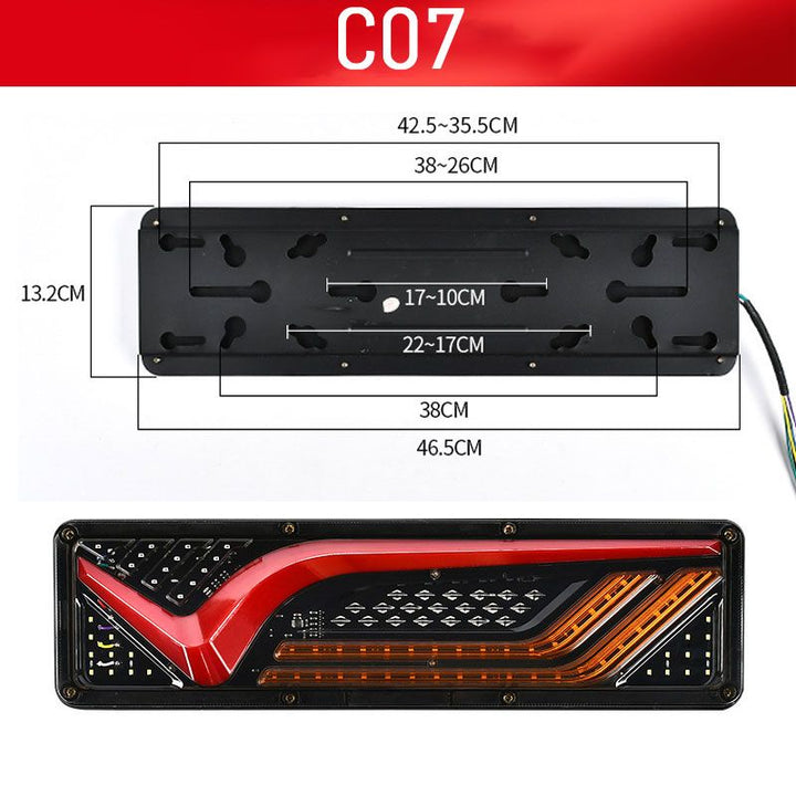 BowLift | 2 powerful LED tail lights for trucks