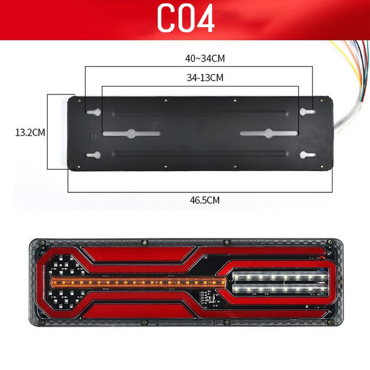 BowLift | 2 powerful LED tail lights for trucks