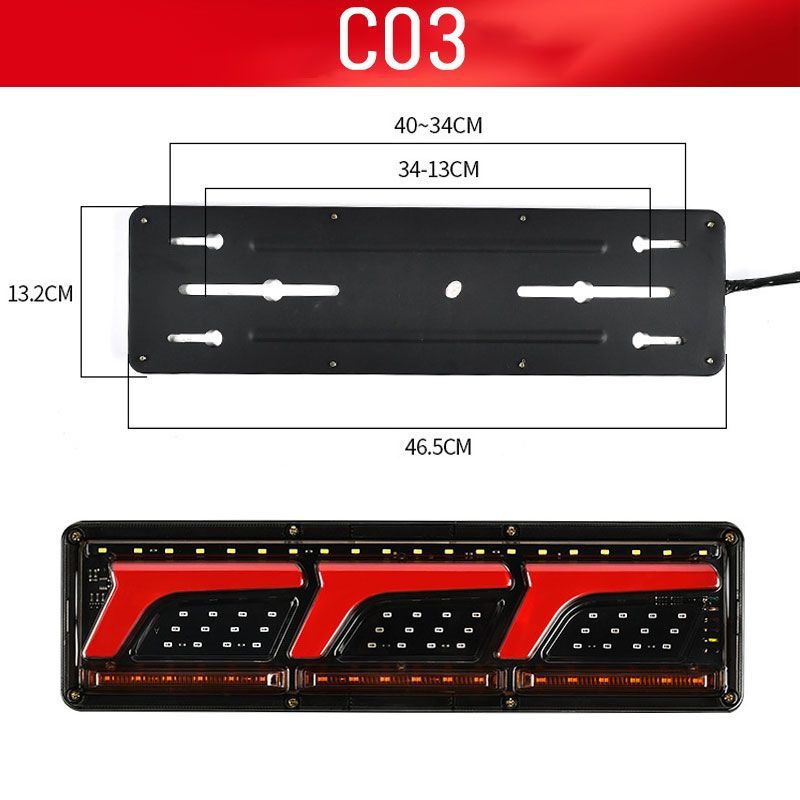 BowLift | 2 powerful LED tail lights for trucks