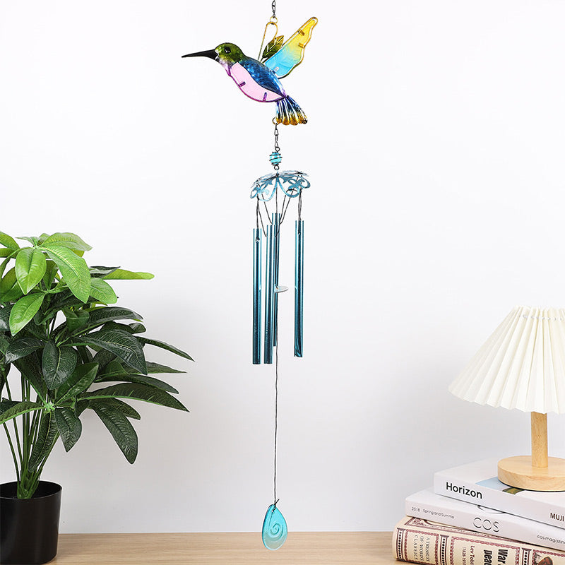 BowLift | Hummingbird and dragonfly Wind chime garden decoration
