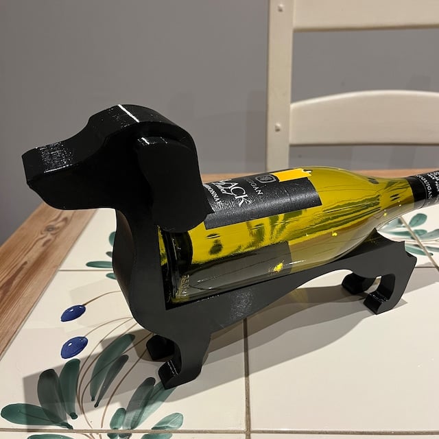BowLift | Wine Bottle Holder Shaped Like A Dachshund