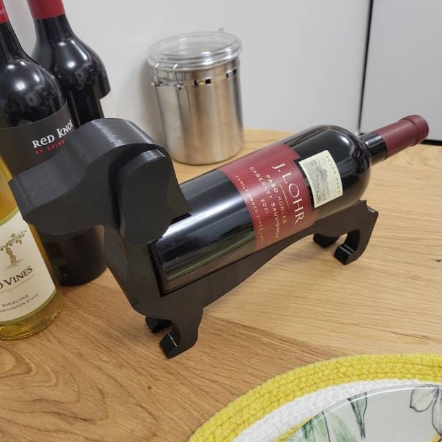 BowLift | Wine Bottle Holder Shaped Like A Dachshund