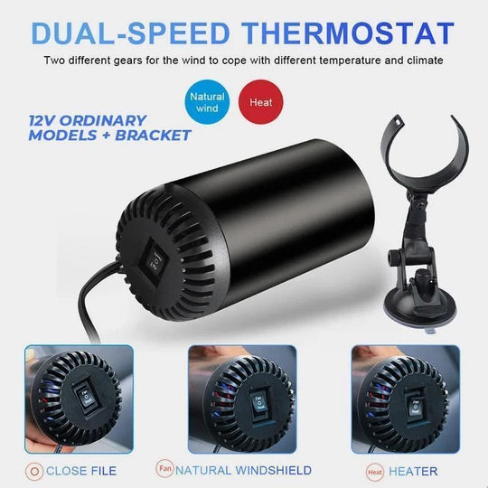 BowLift | Cup-shaped hot air blower for car