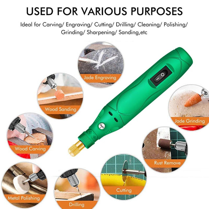 BowLift | Stylish-shaped multifunctional mini grinding tool with 15000 rpm high speed