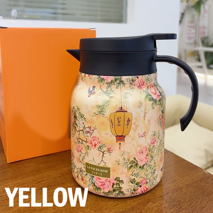 BowLift | Limited time discount1000 ml vacuum insulated teapot with strainer