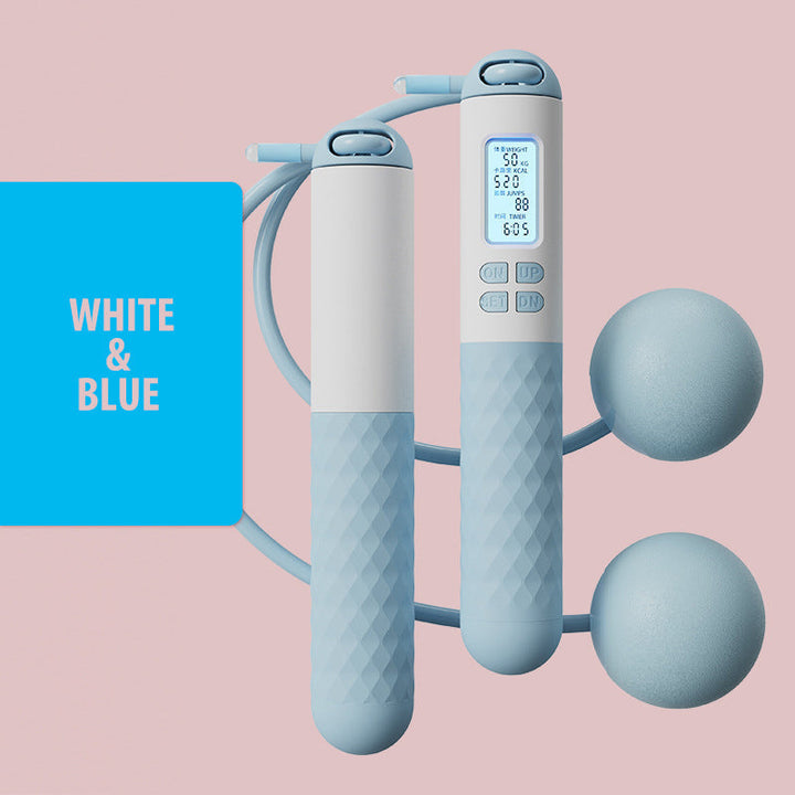 BowLift | Battery-operated skipping rope with counter and weight balls