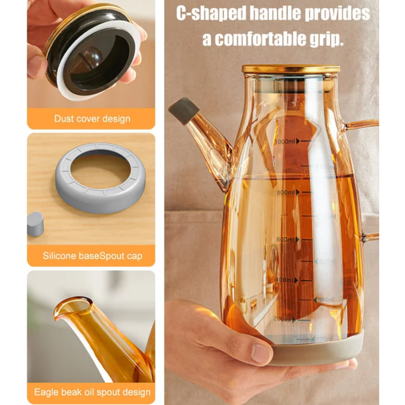 BowLift | Oil dispensing bottle with drip-free spout