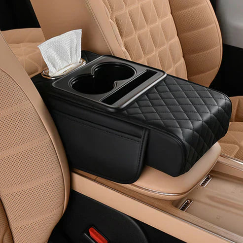 BowLift | Integrated multifunctional riser cushion for car armrests under pressure